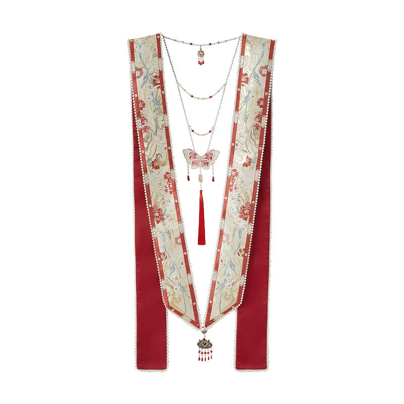 The Ming Dynasty Wedding, Bridal Gown, Gilding 鎏金 (Preorder)