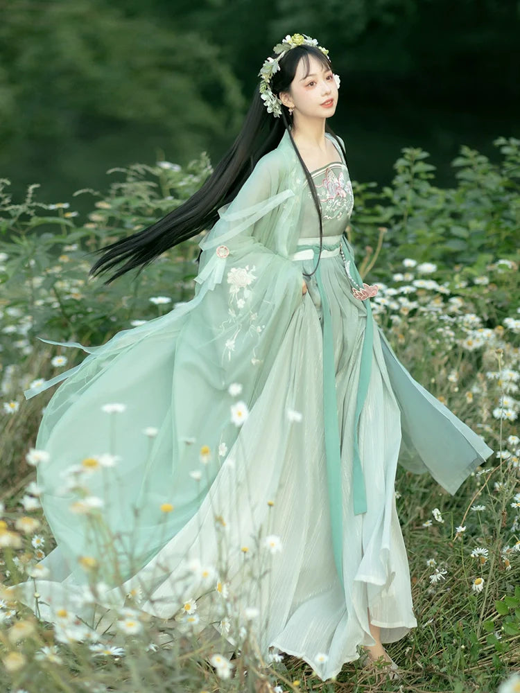 Mengdie 梦蝶 - Tang Dynasty Style Qiyao Ruqun