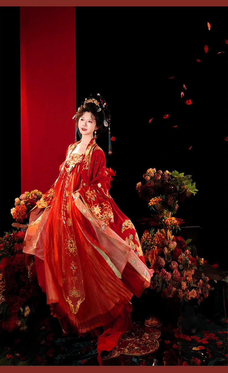 The Tang Dynasty Wedding, Bridal Gown, Song of Peace 太平笙歌 (Preorder)