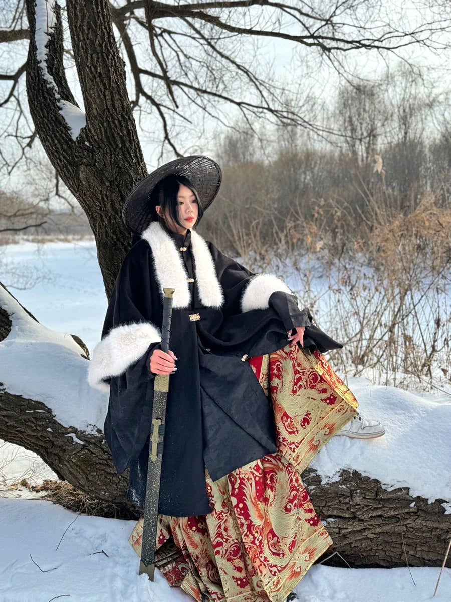 Lady Li - Ming Dynasty Hanfu Coat for Autumn and Winter