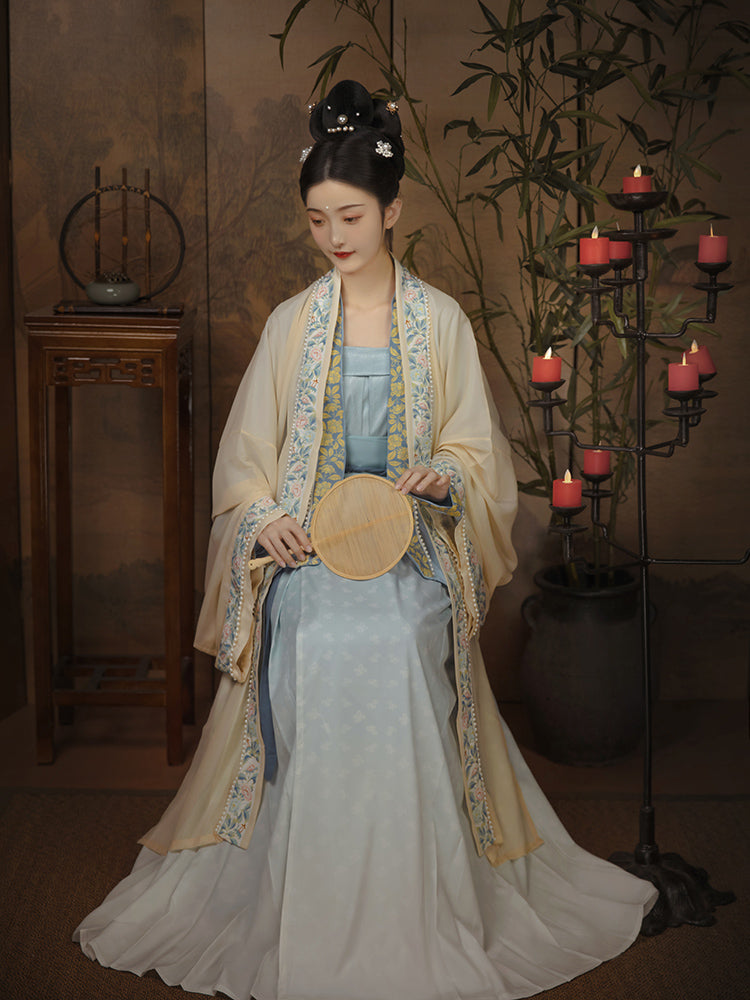 Begonia Fall 海棠落 - Song Dynasty Style Qiyao Ruqun Hanfu