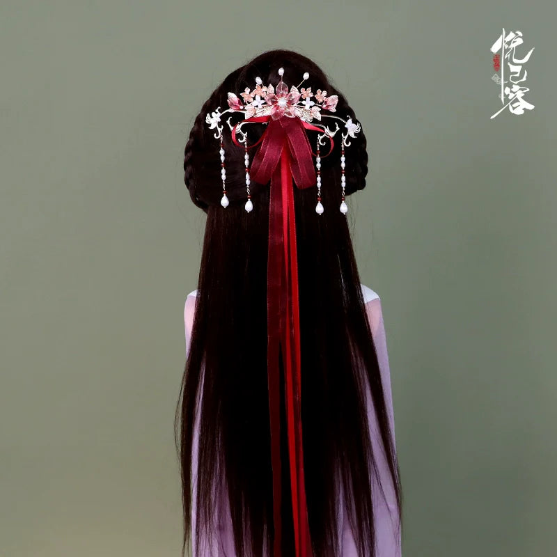 Back Hair Pin: Memories of the Silk Ribbon