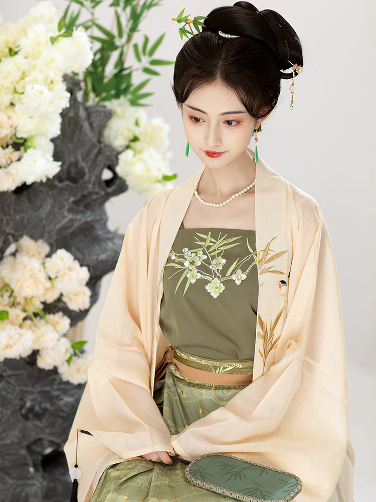 Spring Snow 春外雪 - Song Dynasty Style Qiyao Ruqun Hanfu