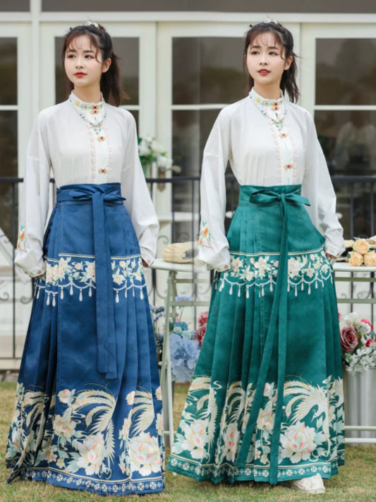 Lena - New Chinese Style Ming Dynasty Hanfu Matching Set