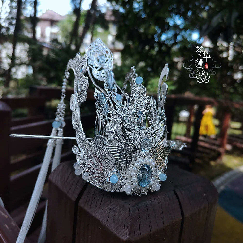 Galaxy River - Unisex Hanfu Hair Crown (Preorder)
