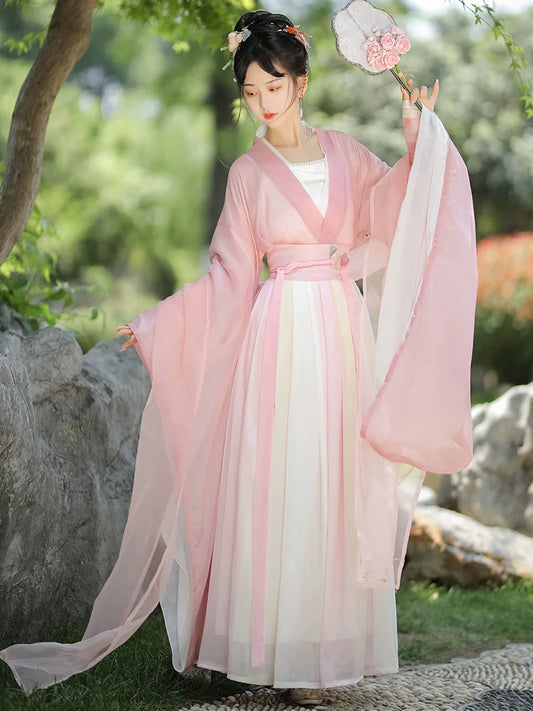 Roselle - Wei Jin Fairy Style Qiyao Ruqun