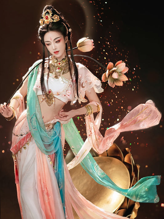 Scattered Flowers Goddess 散花天女 - Dunhuang Fairies Feitian Tang Dynasty Costume