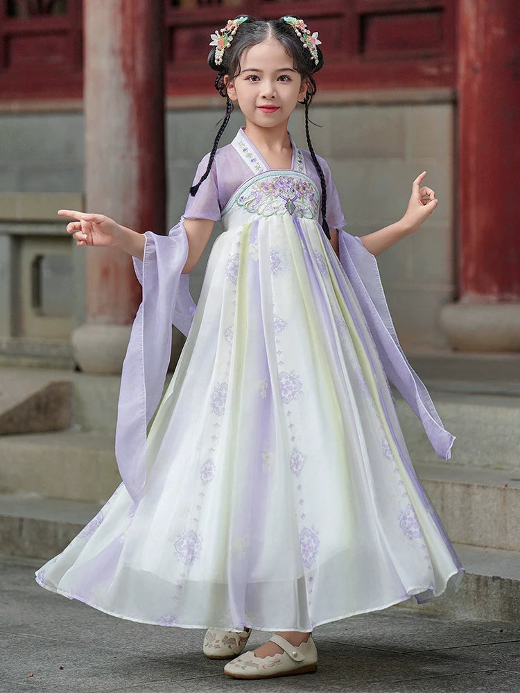 Dazzle - Tang Dynasty Hanfu Dress, Princess Costume for Girls
