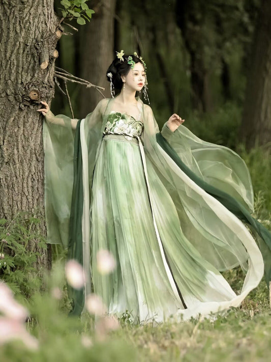 Peppermint - Tang Dynasty Style Hanfu Dress Heziqun