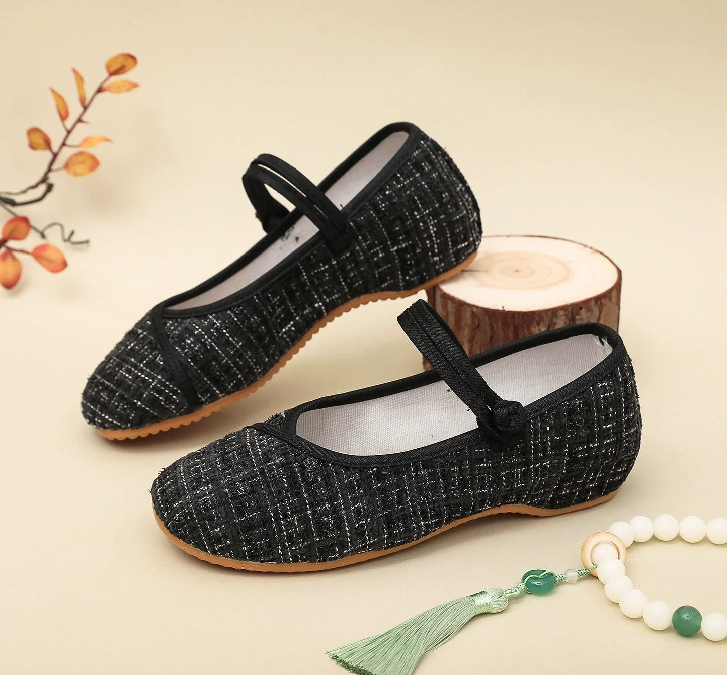 Glitter - Classic Tweed Shoes for Women