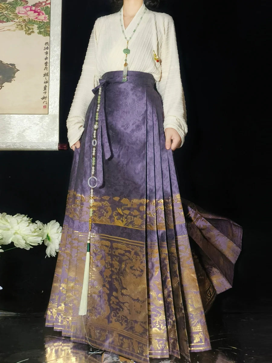 Claire - New Chinese Style Ming Dynasty Hanfu Matching Set