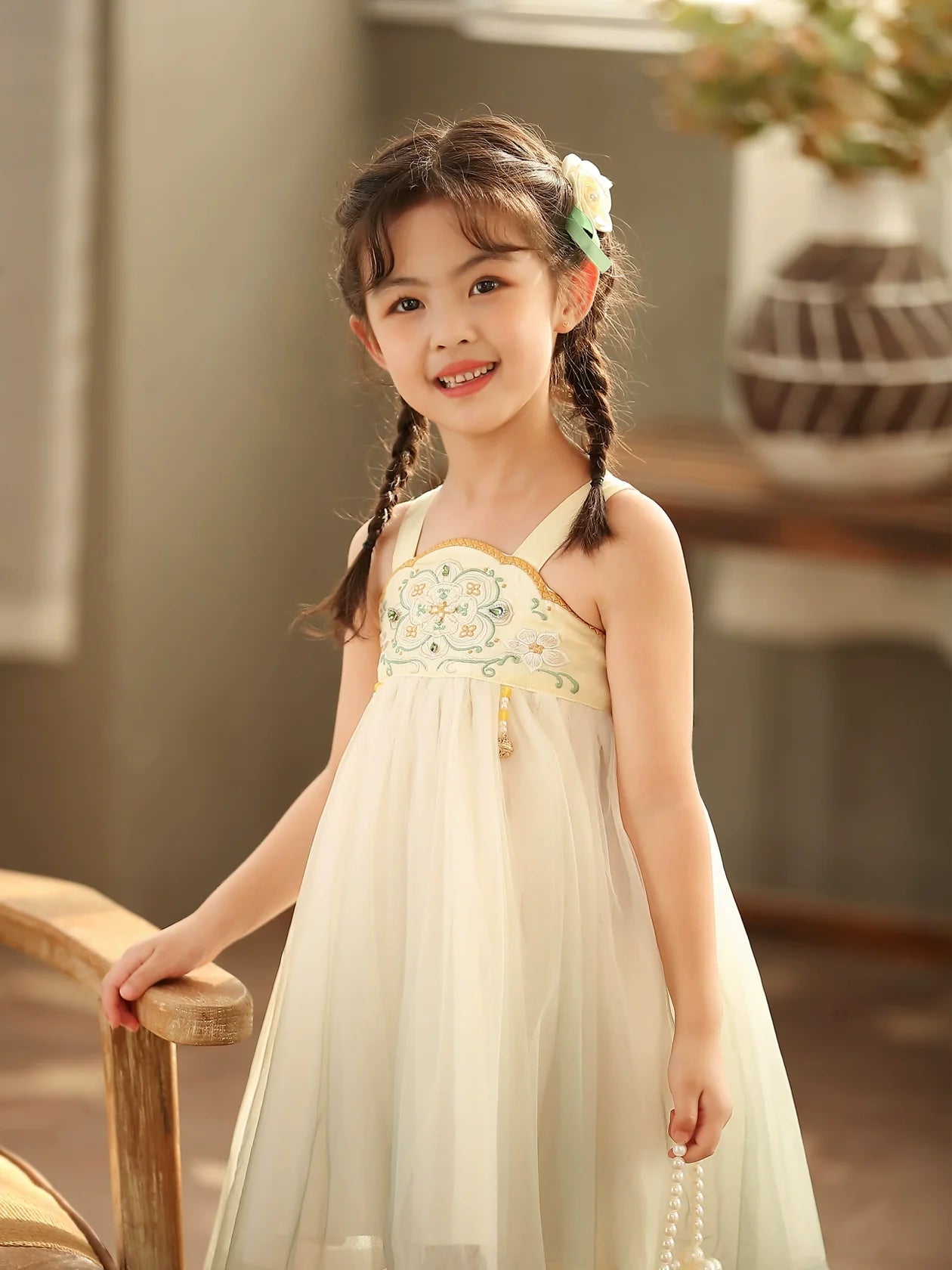 Saphira - New Chinese Style Tang Dynasty Hanfu for Girls