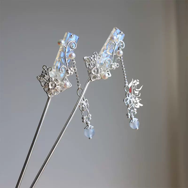 Hanfu Hair Accessories Set: Luo Xinghe