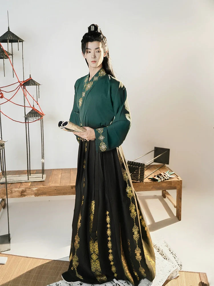 Wei Jin Wuxia Style Qiyao Ruqun - Xuan Ce 玄策