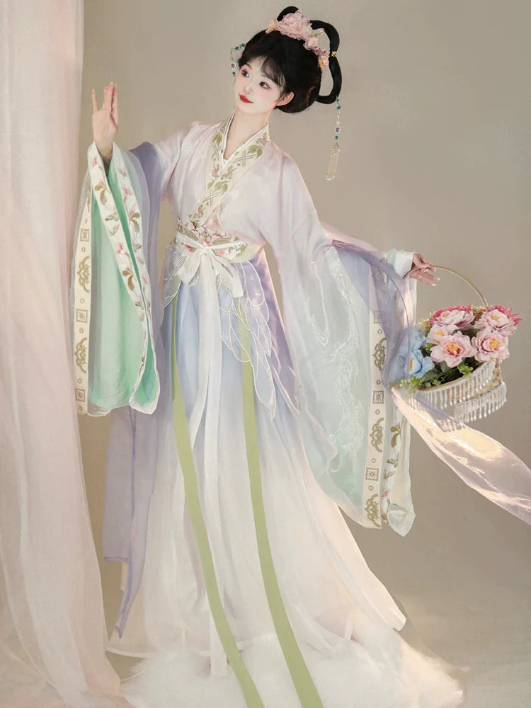 Fairy Spirit - Wei Jin Flower Goddess Style Qiyao Ruqun