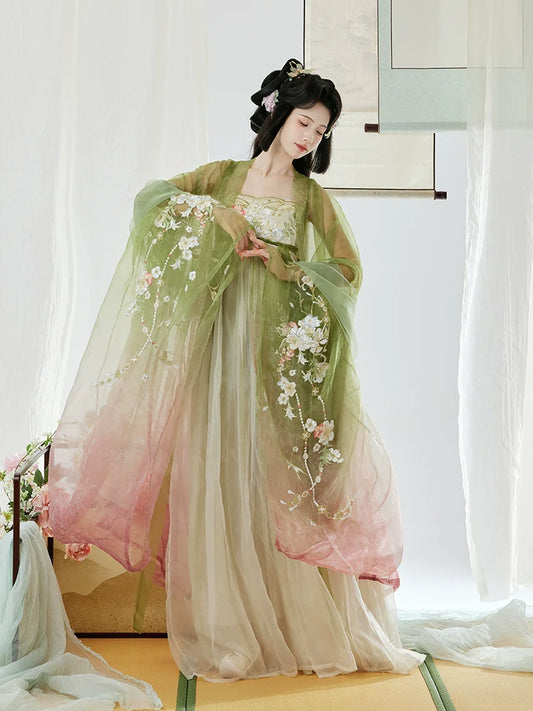 Golden Branch 金枝 - Tang Dynasty Style Qixiong Ruqun