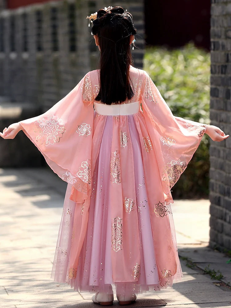 Rosie - Tang Dynasty Hanfu Dress, Princess Costume for Girls