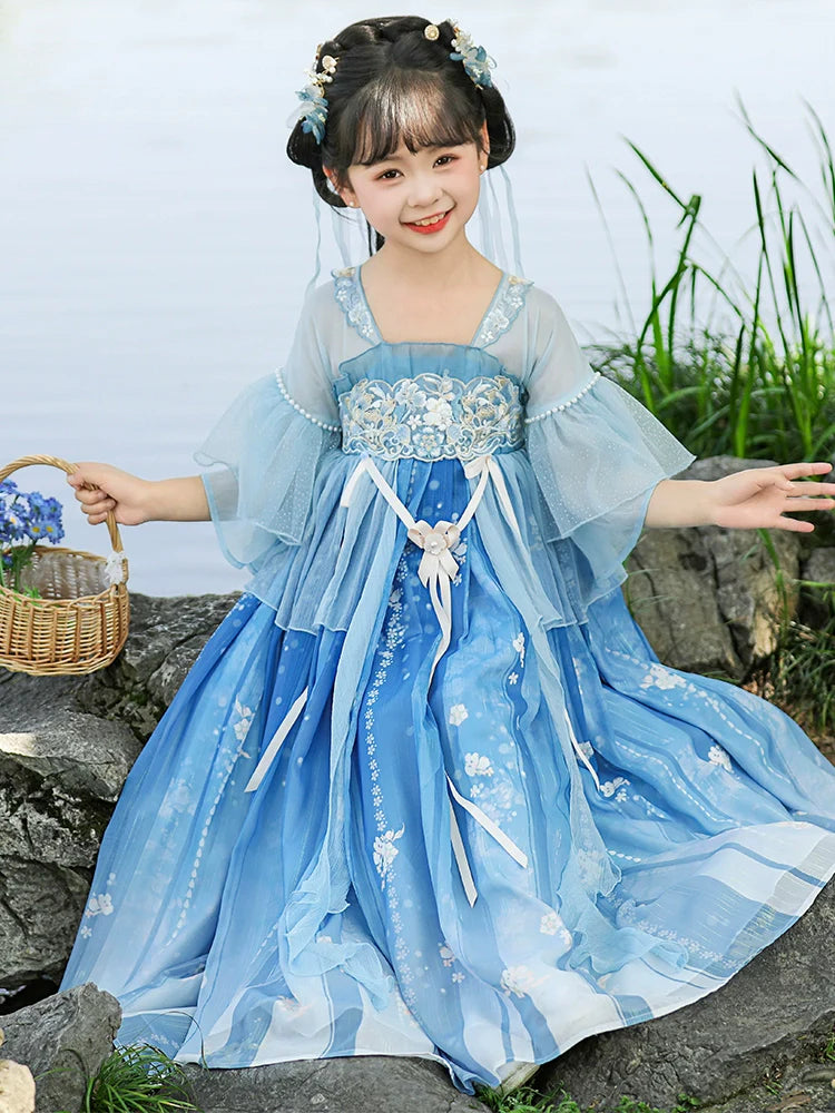 Celeste - Tang Dynasty Hanfu Dress for Girls