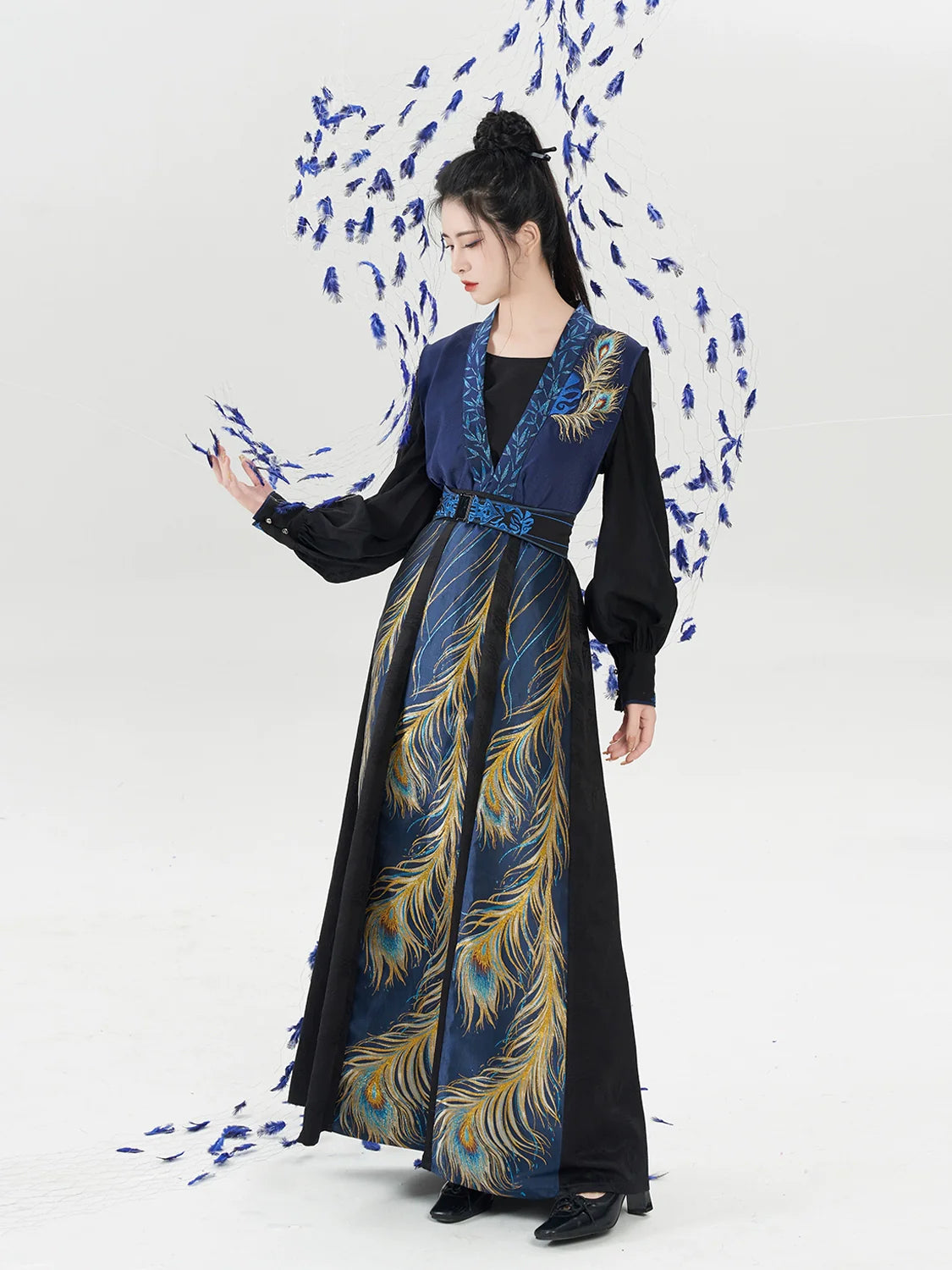 Tang Dynasty JX3 Inspired Modern Hanfu, Yinzhu 飒翎银竹 (Preorder)