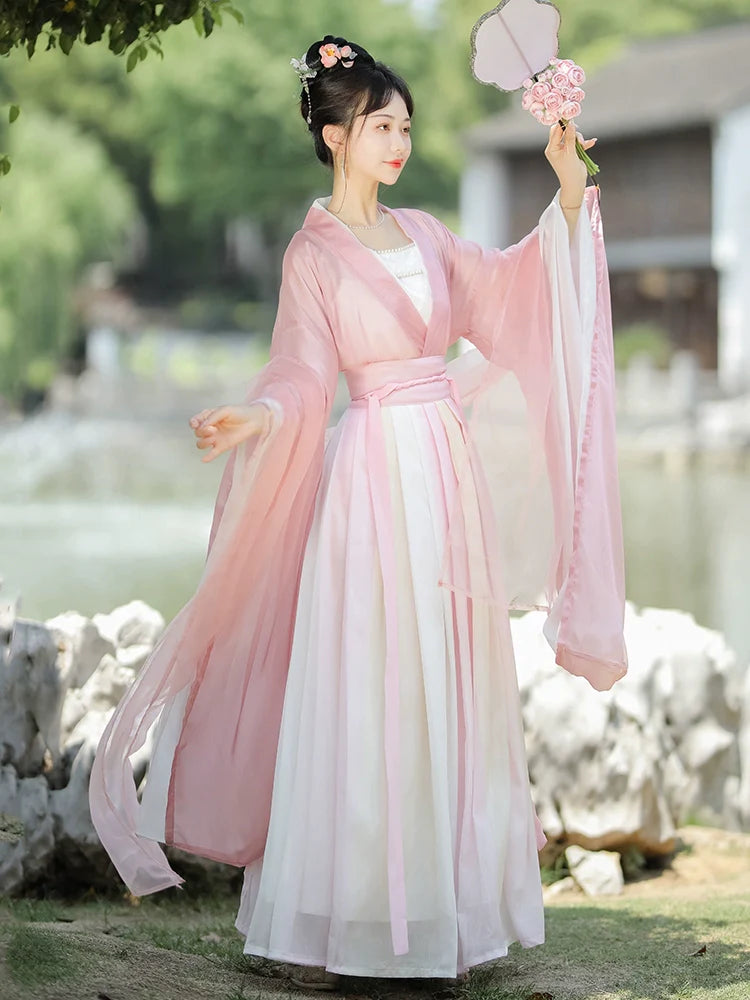 Roselle - Wei Jin Fairy Style Qiyao Ruqun