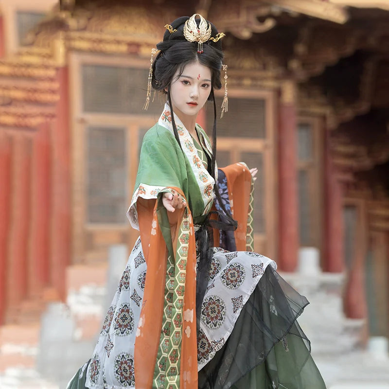 Butterfly Scroll 蝴蝶图卷 - Wei Jin Goddess Style Qiyao Ruqun
