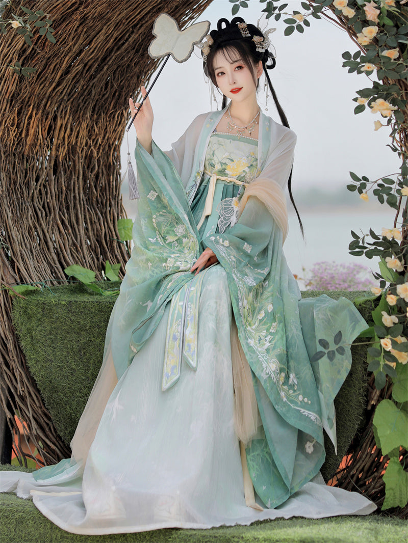 Xiaoxiang  潇湘 - Tang Dynasty Style Hanfu Dress Heziqun