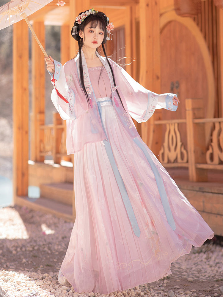 Peach Kitty 桃气喵喵 - Song Dynasty Style Qiyao Ruqun Hanfu