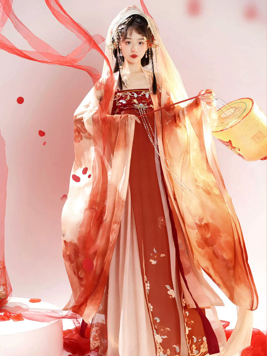 Chuntang 春棠 - Tang Dynasty Style Hanfu Dress Heziqun