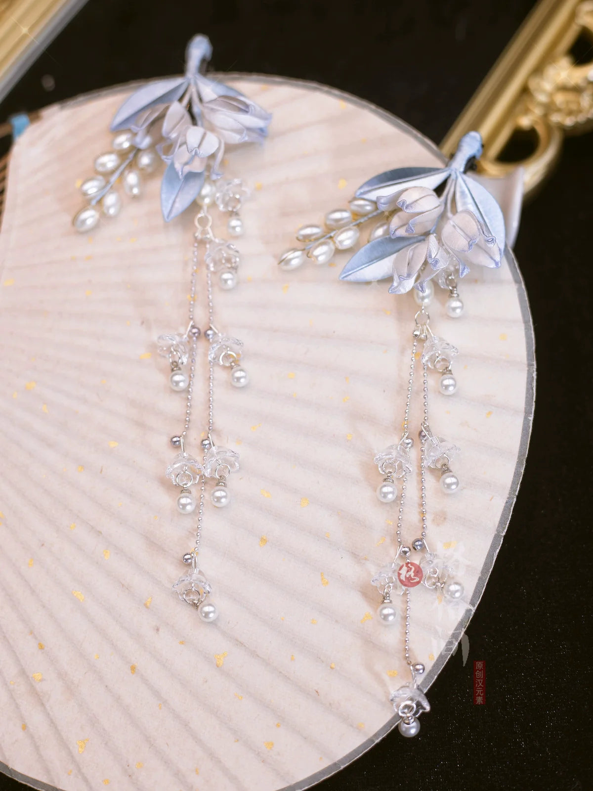 Hair Clips: Lily of the Valley