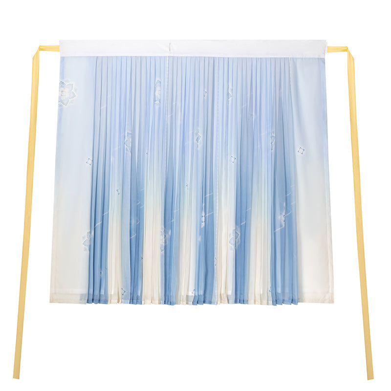Qingshan Weaving Snow 晴山织雪 - Song Dynasty Style Qiyao Ruqun Hanfu