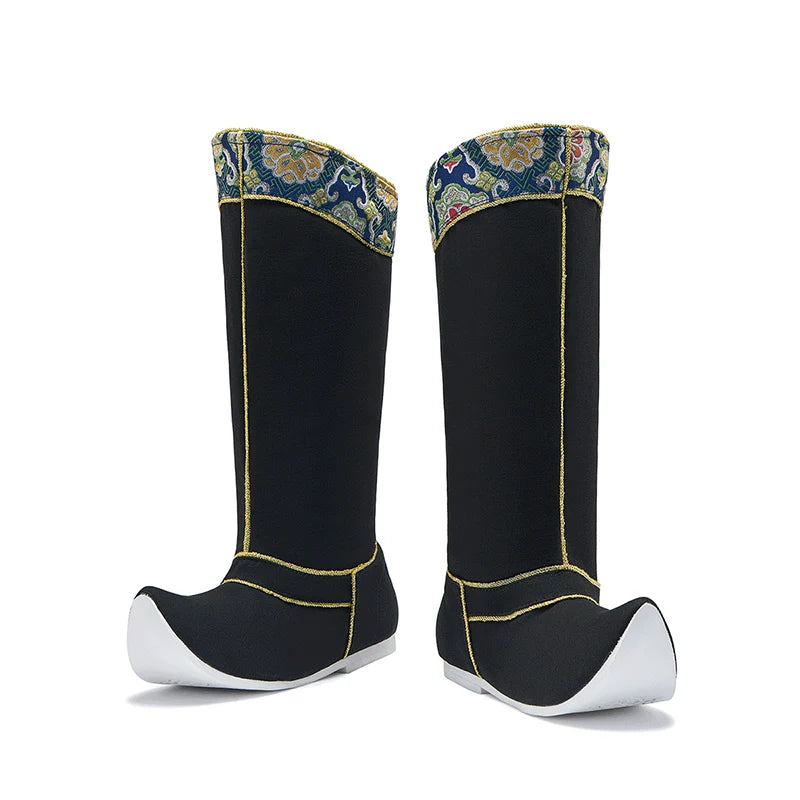Patterned - Chinese Style Hanfu Boots for Men & Women