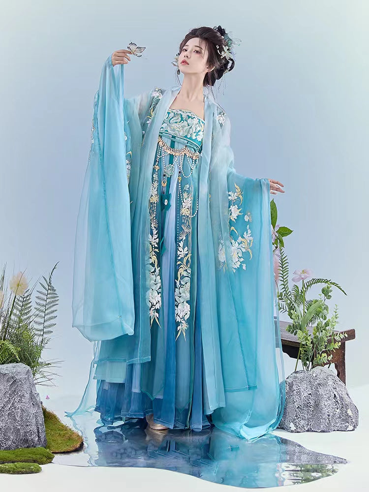 Drunken Winds - Tang Dynasty Style Hanfu Dress Heziqun