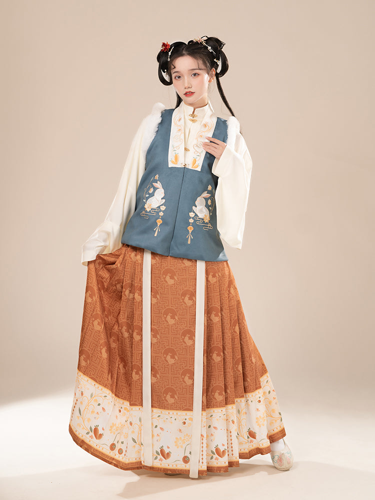 Ruyi - Bijia & Mamianqun Ming Dynasty Hanfu Set
