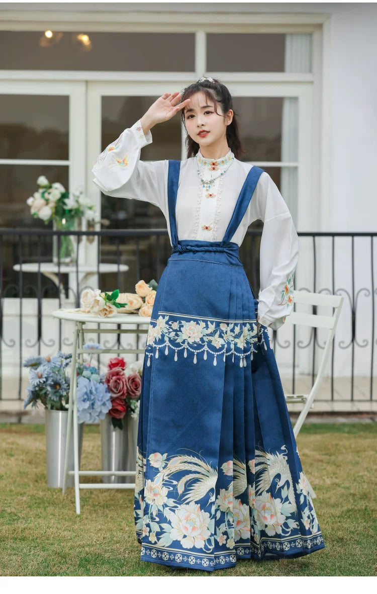 Lena - New Chinese Style Ming Dynasty Hanfu Matching Set