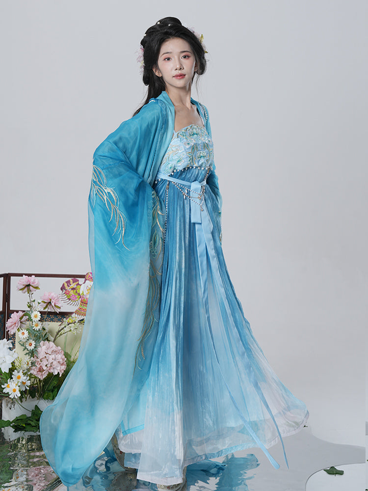 Starry Night River 如梦星河 - Tang Dynasty Style Modern Hanfu Dress Heziqun