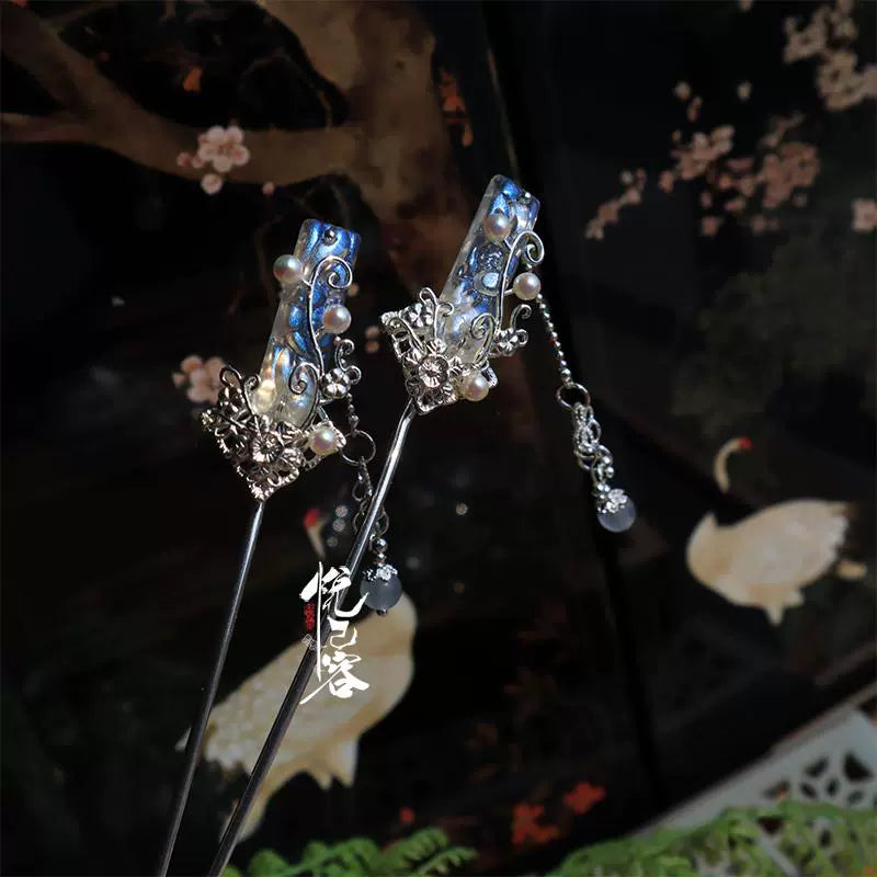 Hanfu Hair Accessories Set: Luo Xinghe