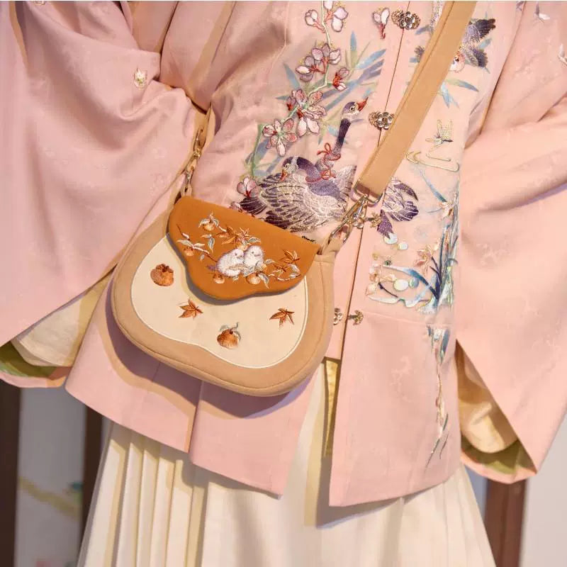 Caramel Crossbody Merchant Bag for Women