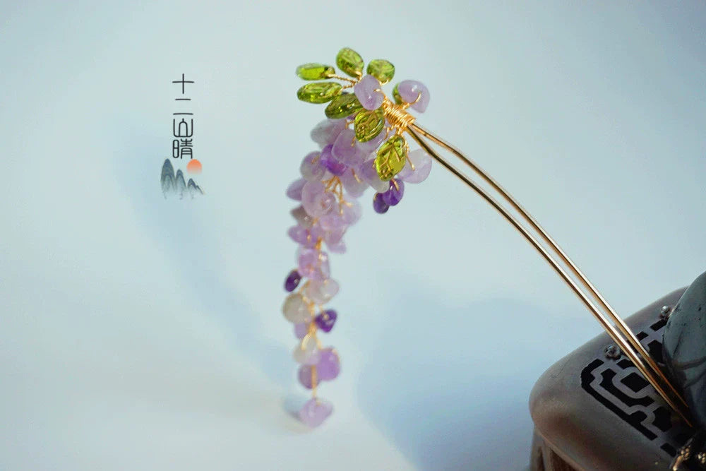 Hair Stick: Wisteria