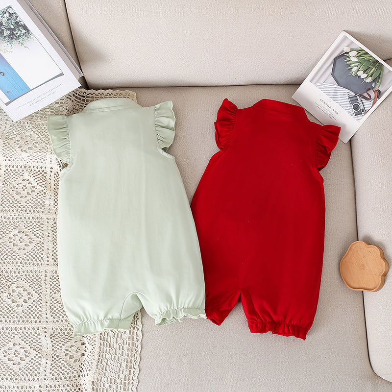 Liya - Cheongsam Style Baby Onesies for Girls