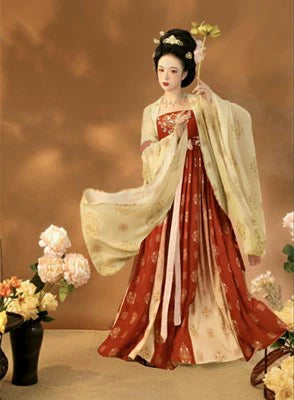 Yanyuntai - Tang Dynasty Style Hanfu Dress Heziqun
