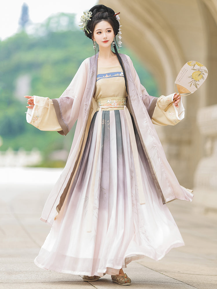 Mo Huayou 陌花悠 - Song Dynasty Style Qiyao Ruqun Hanfu