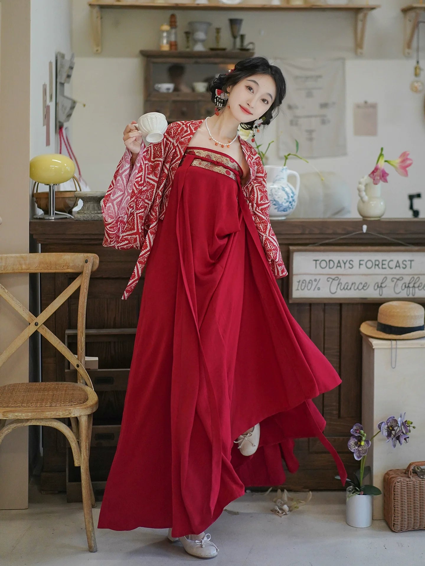 Thousand Lights Night 千灯夜行 - Modern Tang Dynasty Hanfu Dress (Preorder)