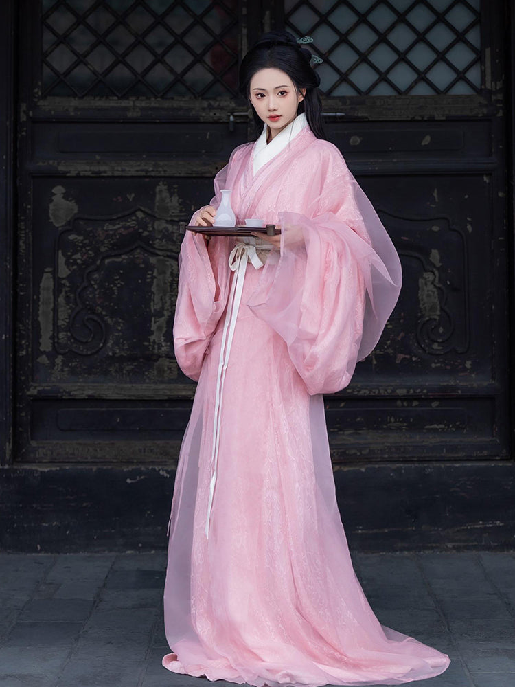 Bubblegum - Warring States and Han Dynasty Straight Hem Robe