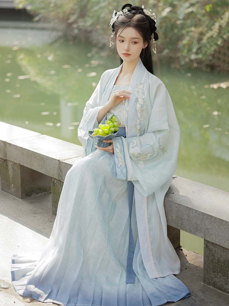 Yujie 玉洁 - Song Dynasty Style Qiyao Ruqun Hanfu