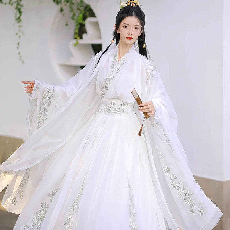 Wei Jin Wuxia Style Qiyao Ruqun - Huaxia 华夏