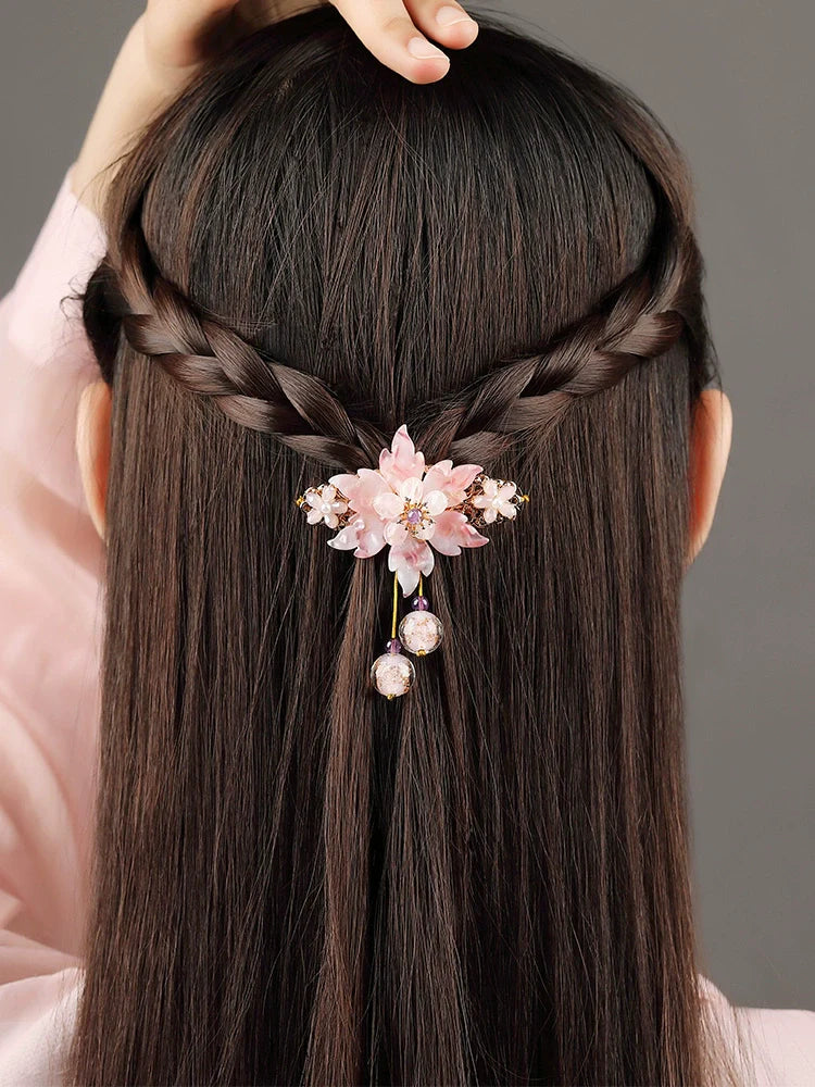 Back Hair Pin: Antique Pink