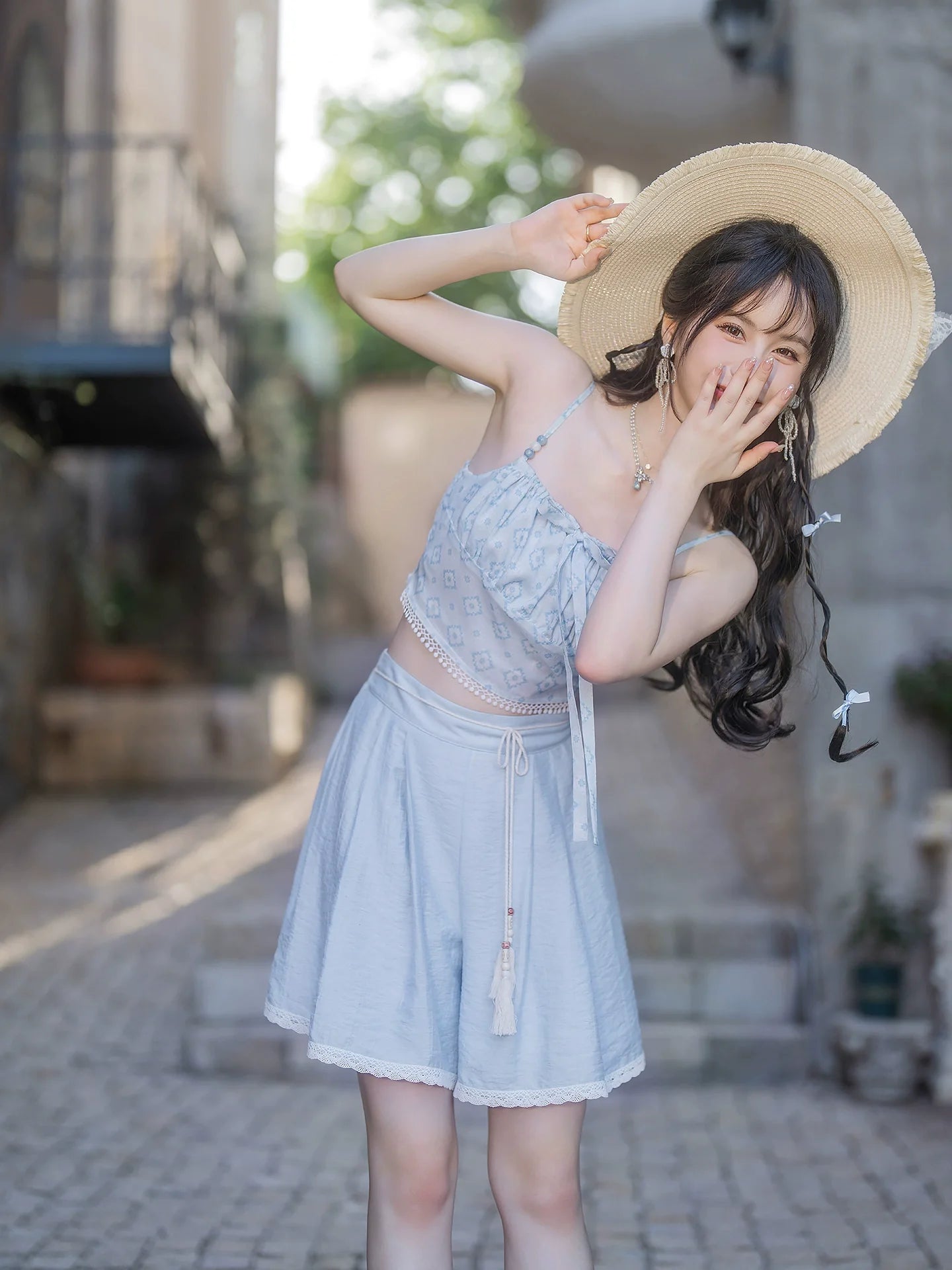Summer Sea Breeze 夏日海风 - Modern Song Dynasty Hanfu Outfit (Preorder)