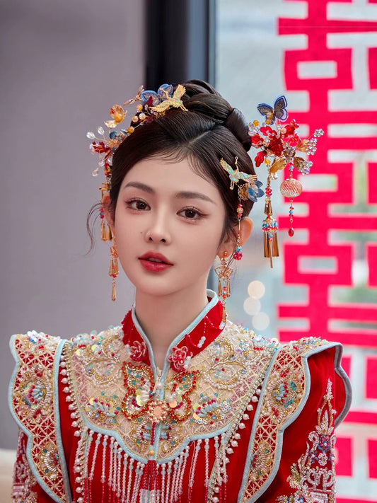 Chinese Wedding Hair Accessories: Infinite Affection