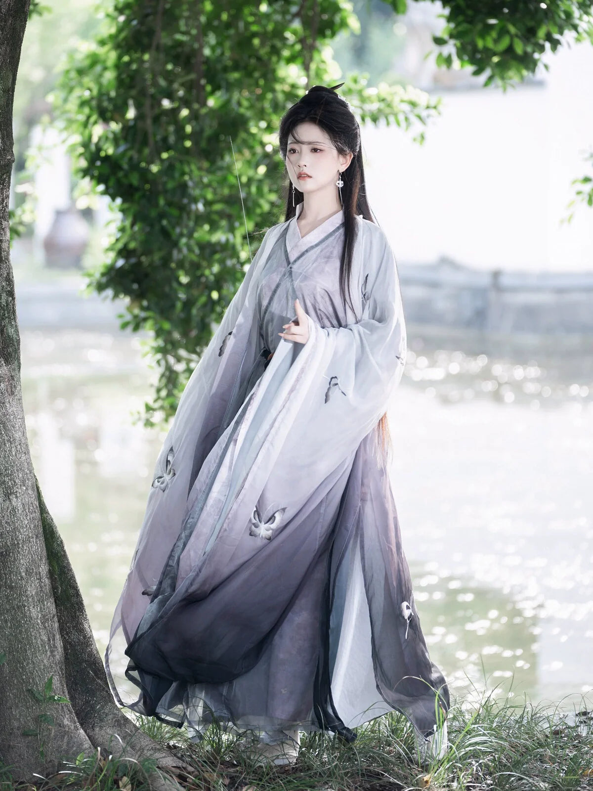 Water Stream 水涧 - Wei Jin Style Qiyao Ruqun
