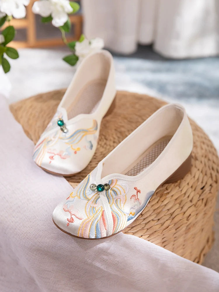 Emma - Embroidered Cheongsam Shoes